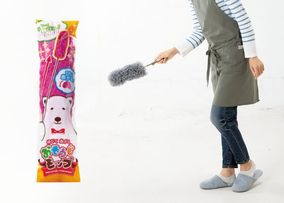 シロクマくんで掃除する人