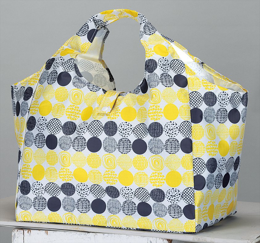 0658 3D-Tiger shopper bag natural&black | kentohashiguchi
