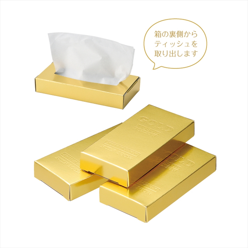ミニミニゴールドＢＯＸティッシュ１０Ｗ