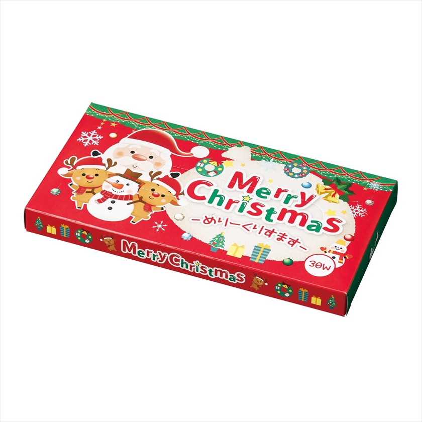 メリークリスマスＢＯＸティッシュ３０Ｗ