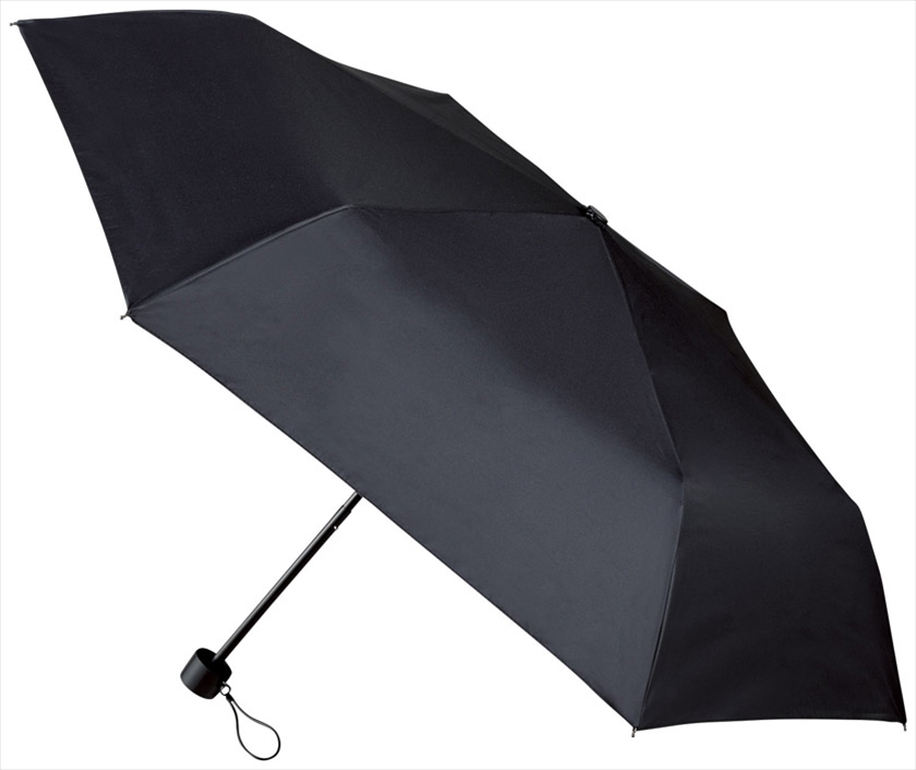 こゆきページ☆sur mer 晴雨兼用傘 47cm ブラック シックな大人かわいいレディース日傘！晴雨兼用雨傘8本骨50cm