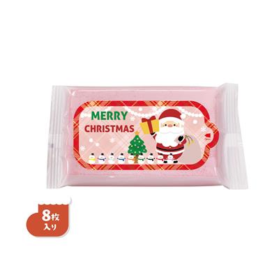 ｻﾝﾀさんのｶﾗｰｳｪｯﾄﾃｨｯｼｭ8枚入