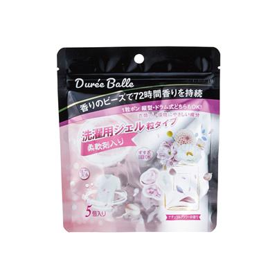 ﾃﾞｭﾘﾎﾞｰﾙ洗濯用ｼﾞｪﾙ5個入 ﾌﾗﾜｰの香り