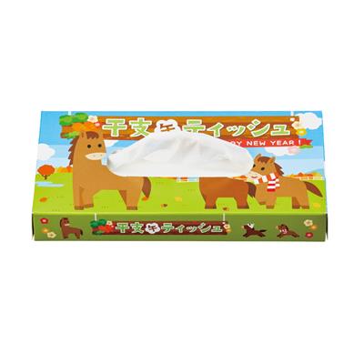 来福BOXティッシュ40Ｗ　午