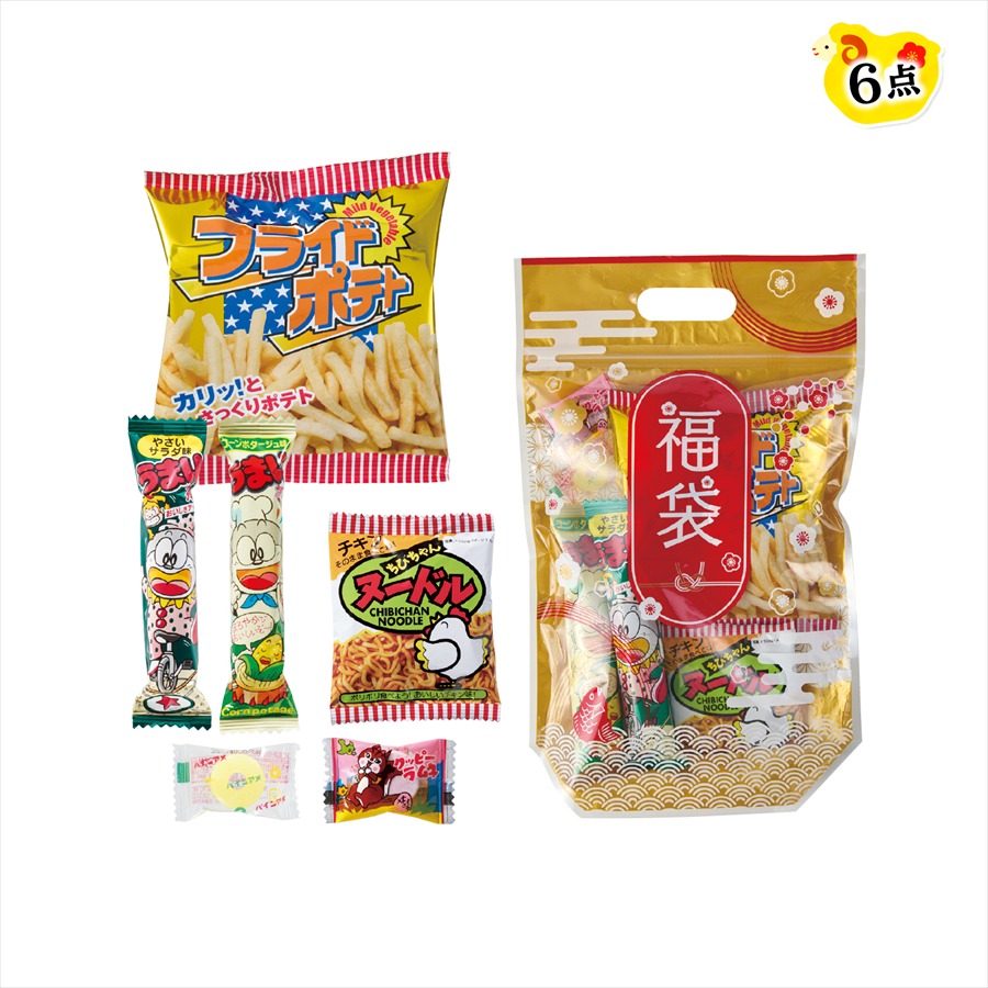めでたい福袋　駄菓子6点セット　2027