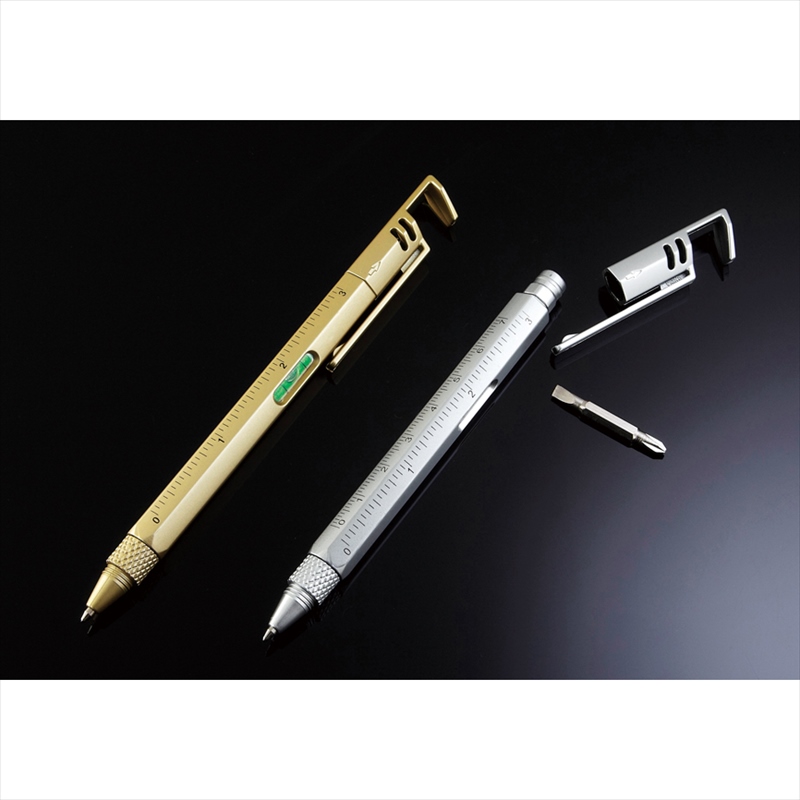 メタリック・7WAYボールペン（ゴールド）｜ノベルティ・販促品