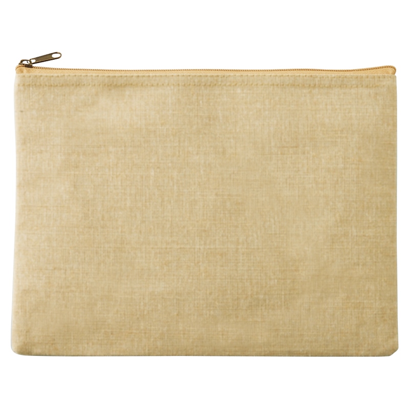 ジュート＆コットンフラットポーチ（Ｓ）