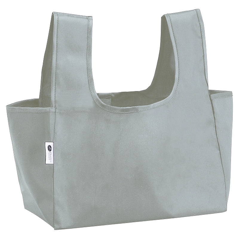 リフェロ・再生PETマチ広エコバッグ（グレー）