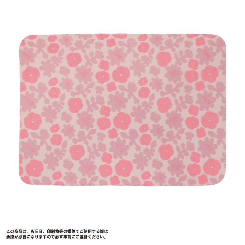 イルムス・フリースビッグブランケット（フラワー）｜ノベルティ・販促品・記念品・名入れグッズの景品広場