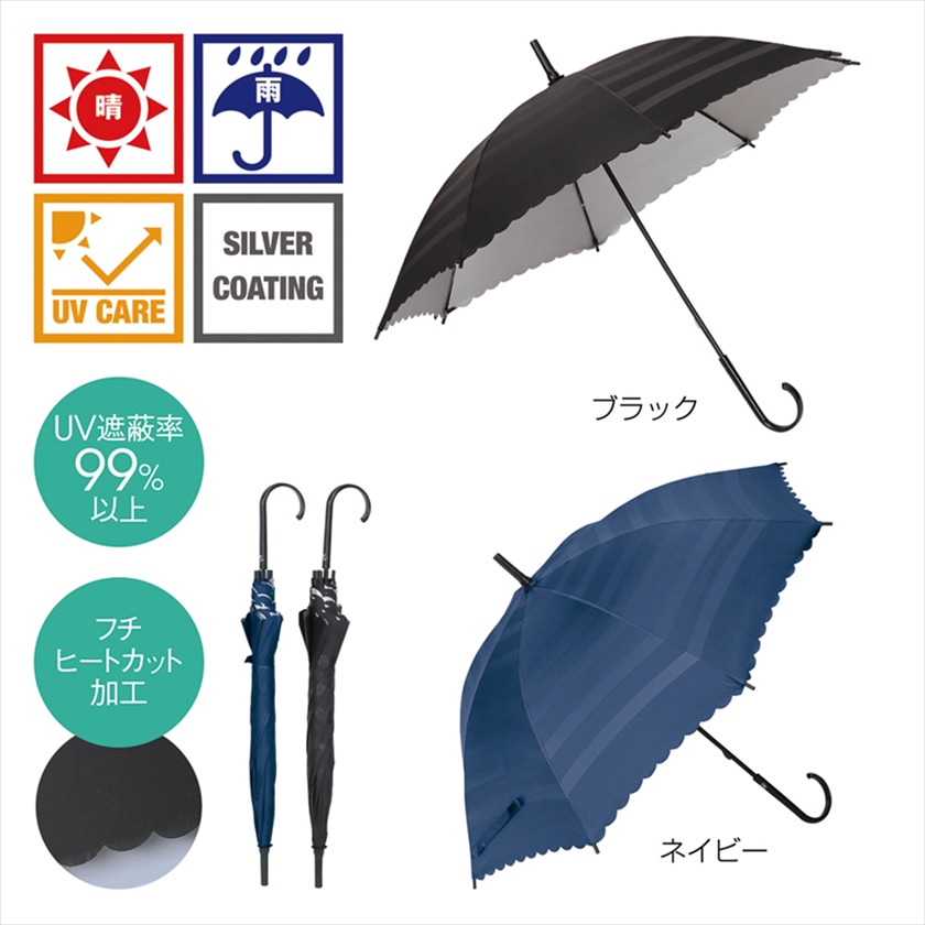 サルート ノベルティ 晴雨兼用 折りたたみ傘 ワコール 【35％OFF】 - 小物