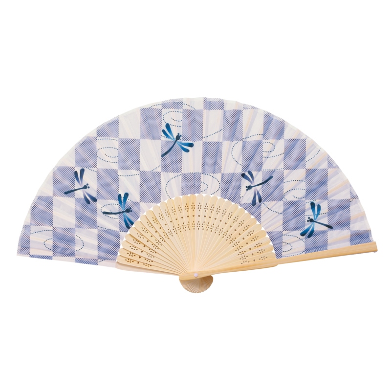 和ごころ竹扇子（とんぼ市松）