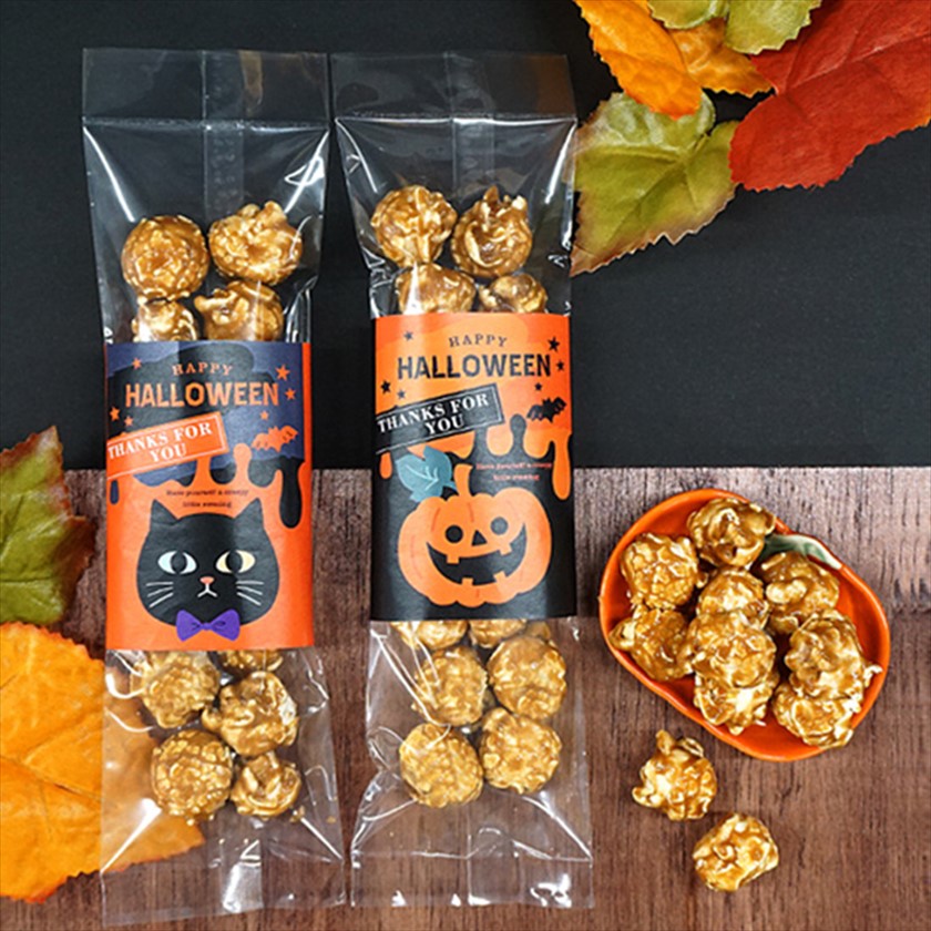 ハロウィンポップコーンバー(2種アソート)※こちらの商品は最小発注数に関わらず配送エリア、個口数によって送料が別途発生いたします。