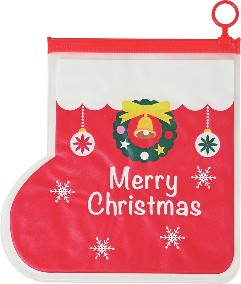 クリスマスブーツ・ダイカットポーチ（お菓子入）