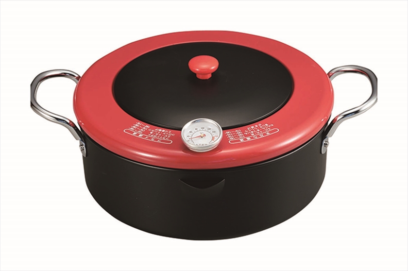 AGM-30 揚げま専科 温度計付天ぷら鍋 24cm