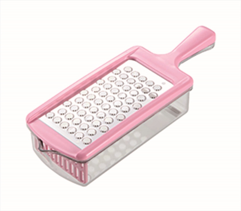 ステンレス製おろし器 おろしぼり ピンク