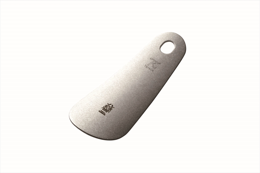 5069 靴ベラ （革付き） ／ステンレス ダメージ仕様