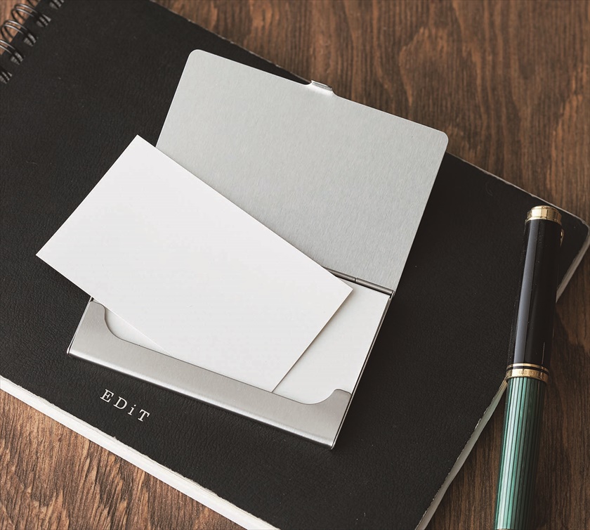 801824 ステンレス名刺入れ