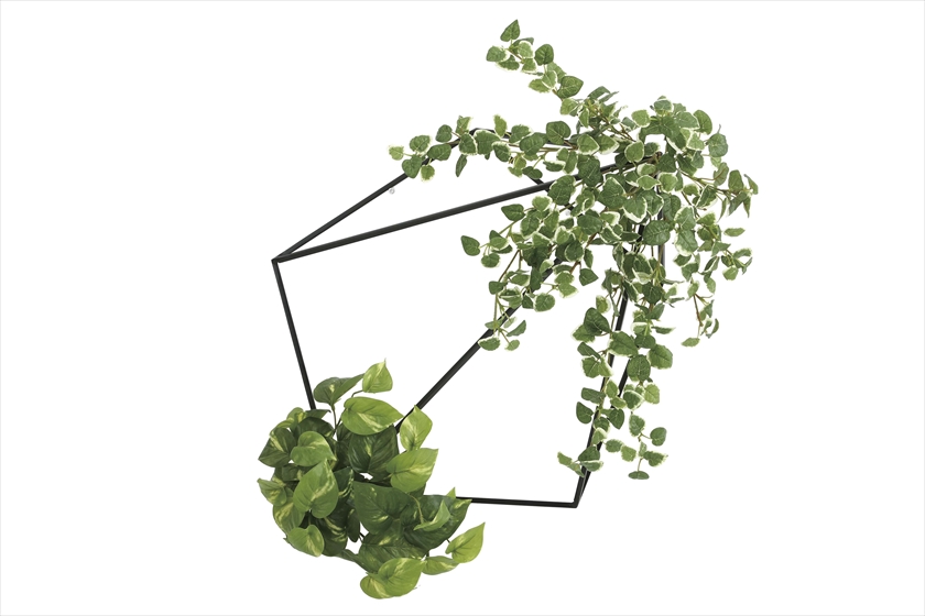 壁面緑化ﾌﾟﾐﾗ&ﾎﾟﾄｽ ※人工植物です。生花ではございません。