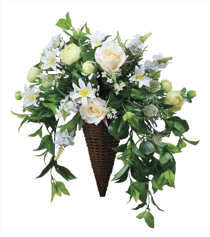 壁掛けｽｲ-ﾄｸﾞﾘ-ﾝ ※人工植物です。生花ではございません。