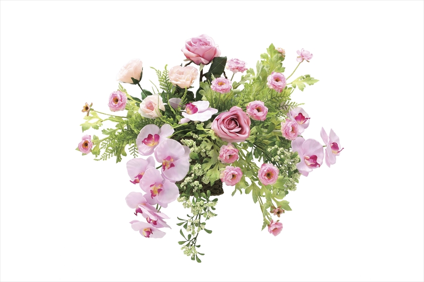 壁掛けクリスティピンク ※人工植物です。生花ではございません。