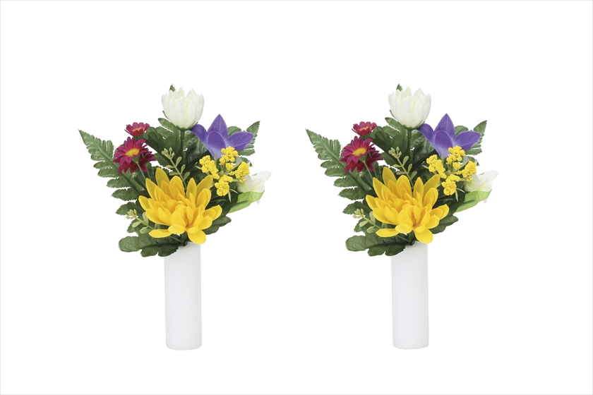 上仏花小２個セット ※人工植物です。生花ではございません。