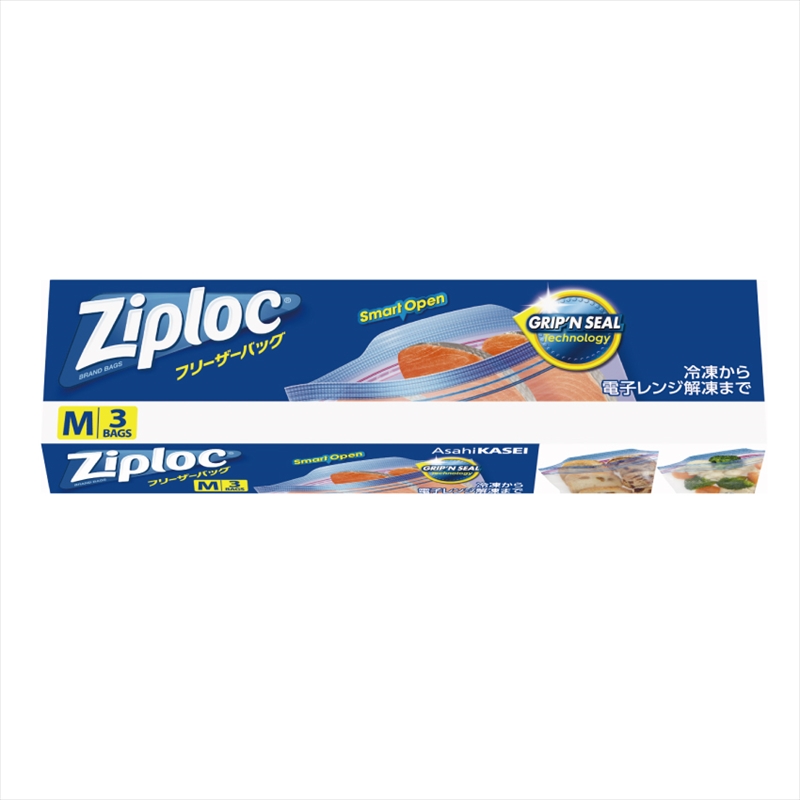 ジップロックフリーザーバッグ　M3枚　粗品用