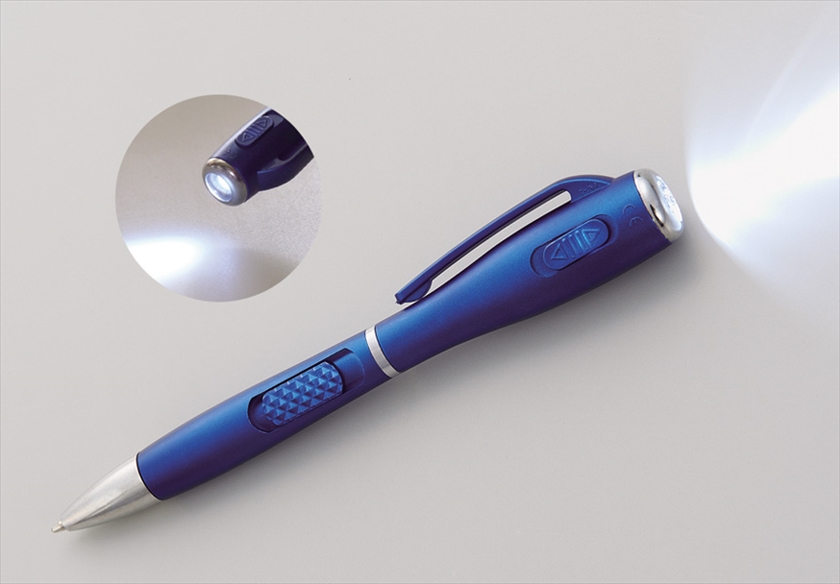 ライト付きボールペン　ハンディー
