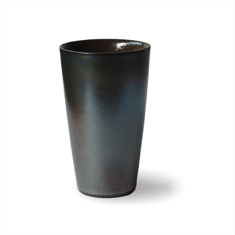 ブラックラスター 二層構造温冷トールカップ（木箱入）