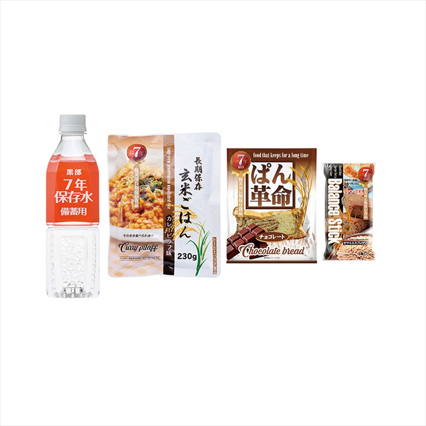 7年保存調理不要！１DAY非常食セット