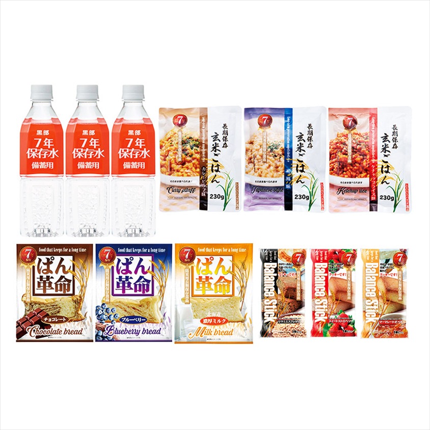 7年保存調理不要！３DAYs非常食セット