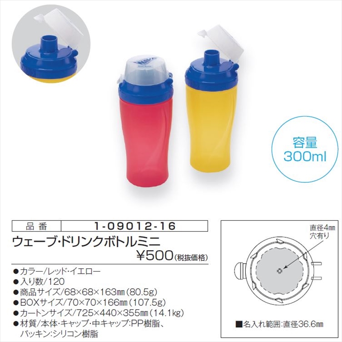ウェーブ・ドリンクボトルミニ