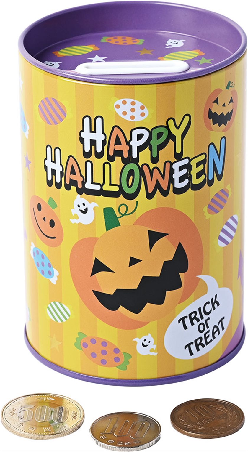 ペン立て缶貯金箱＜ハロウィン＞