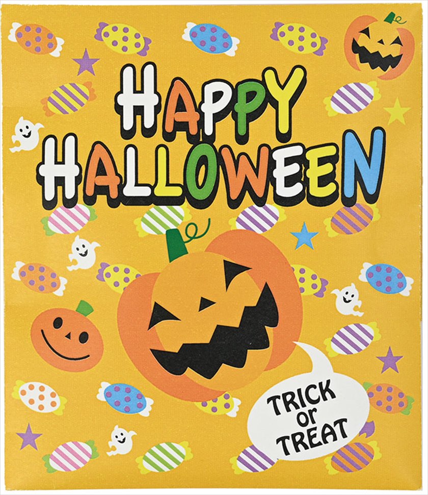 ハロウィン・プチギフト（キャンディ5粒入・シール付）