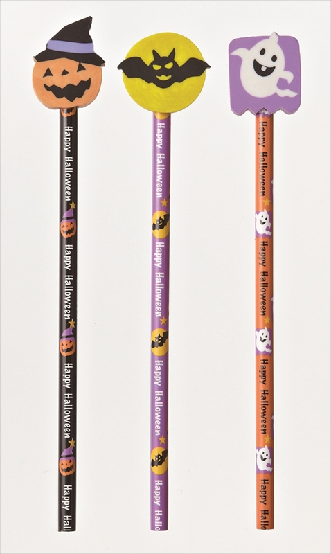 ハロウィン消しゴム付鉛筆
