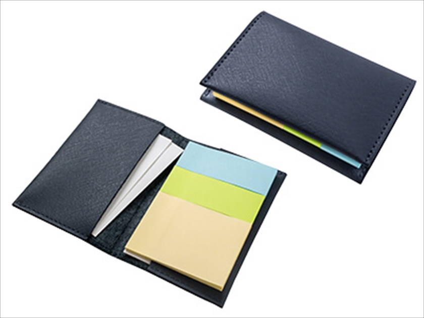 PREMO リサイクルレザーフセン付カードケース