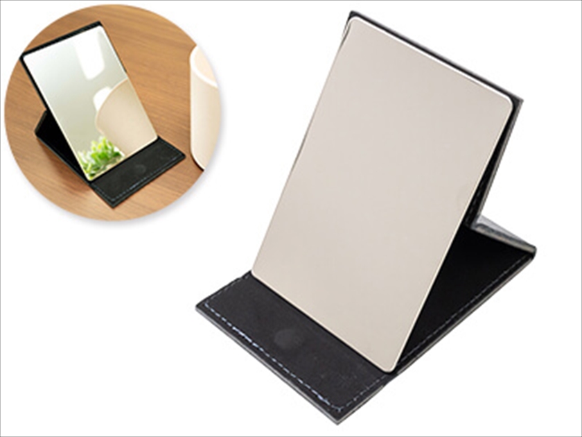 PREMO リサイクルレザー ミラー&モバイルスタンド