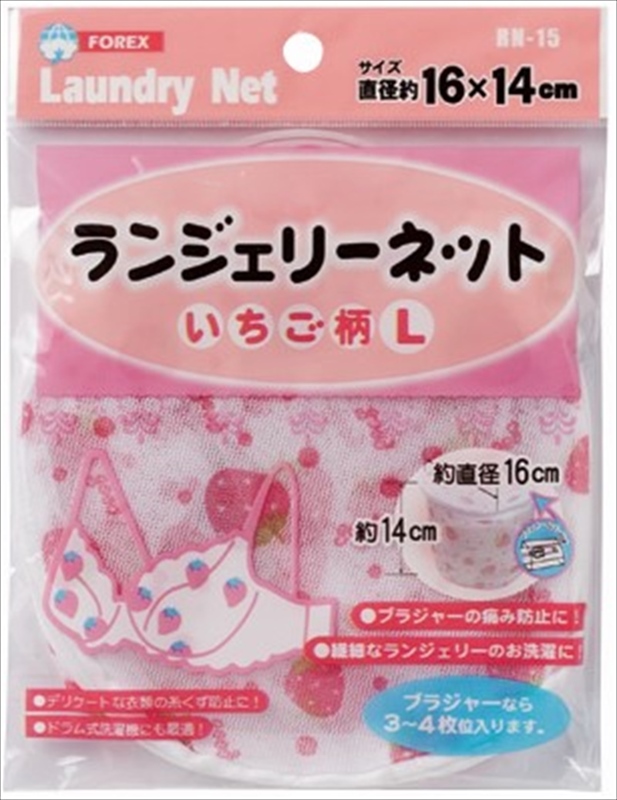 ランジェリーネット（Ｌ）イチゴ柄