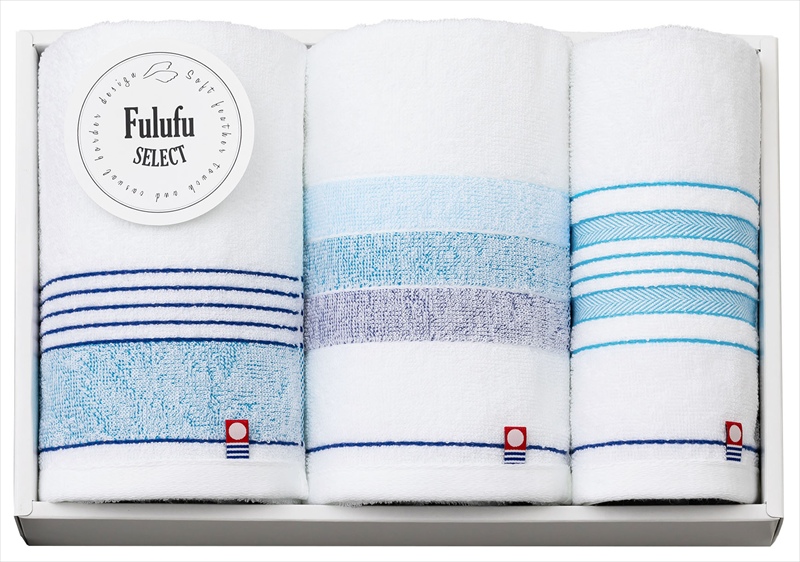 今治 Fulufu SELECT タオルセット｜フェイスタオル×2枚ウォッシュタオル×1枚