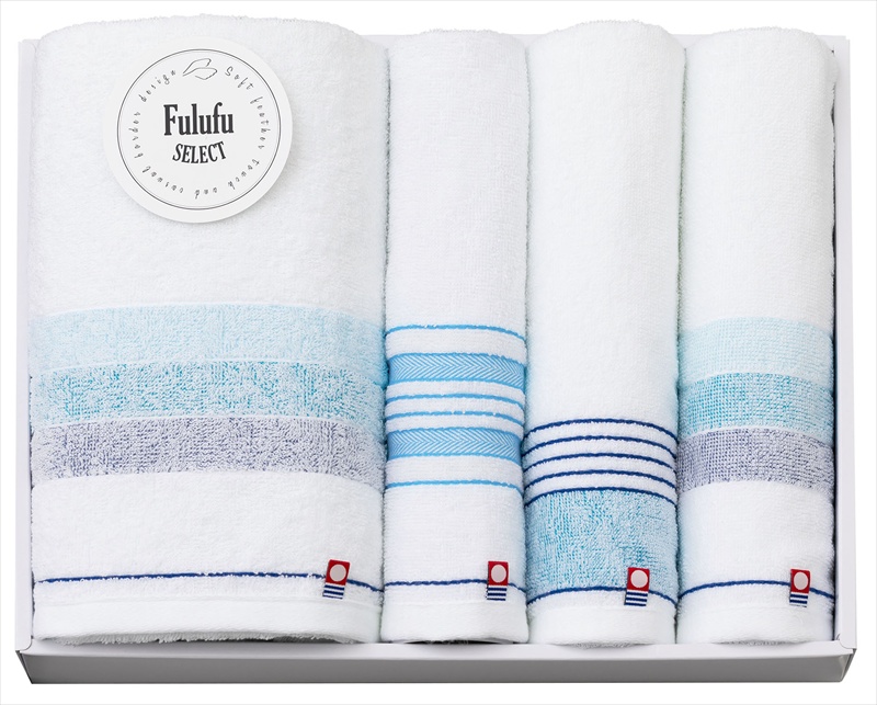 今治 Fulufu SELECT タオルセット｜バスタオル×1枚フェイスタオル×2枚