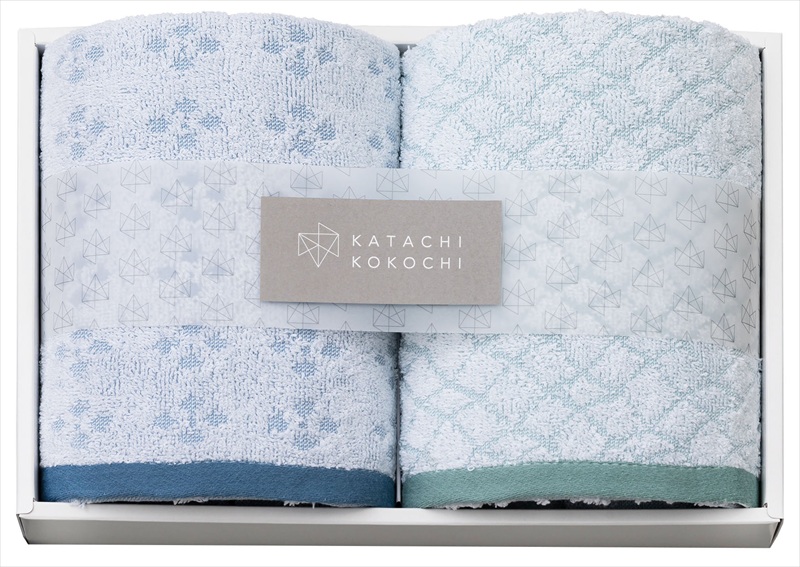 KATACHI KOKOCHI フェイスタオル2P｜フェイスタオル×2枚