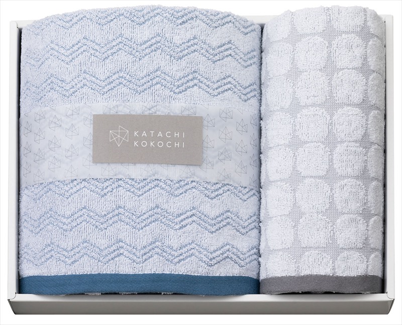 KATACHI KOKOCHI タオルセット｜バスタオル×1枚フェイスタオル×1枚