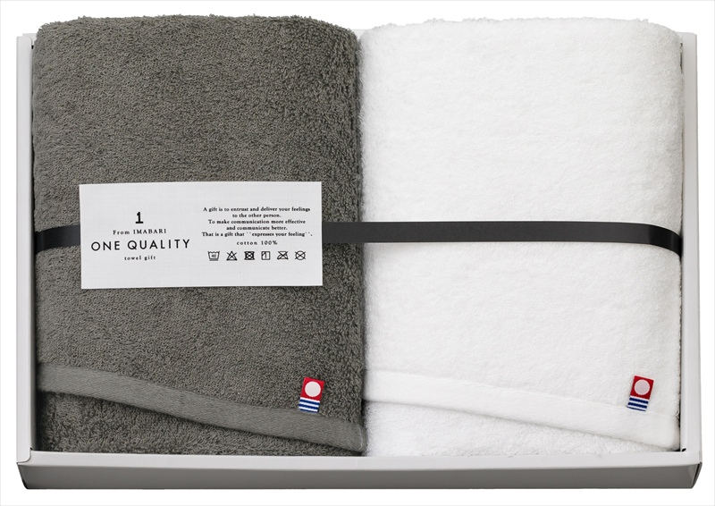 今治 ONE QUALITY フェイスタオル2P｜フェイスタオル×2枚