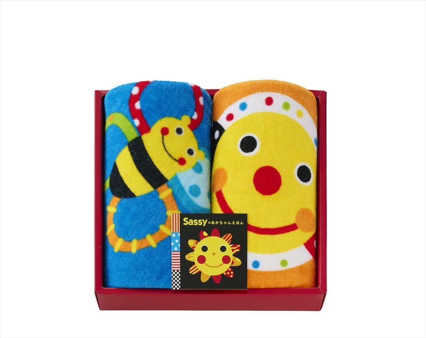 sassy　フェイスタオル2P｜フェイスタオル×2枚