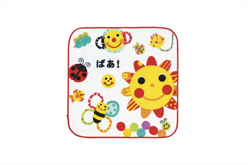 sassy　タオルハンカチ1P（レッド）｜タオルハンカチ×1枚