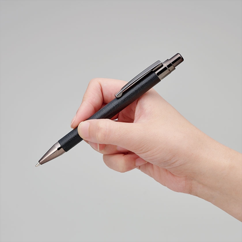 レザー調ボールペン