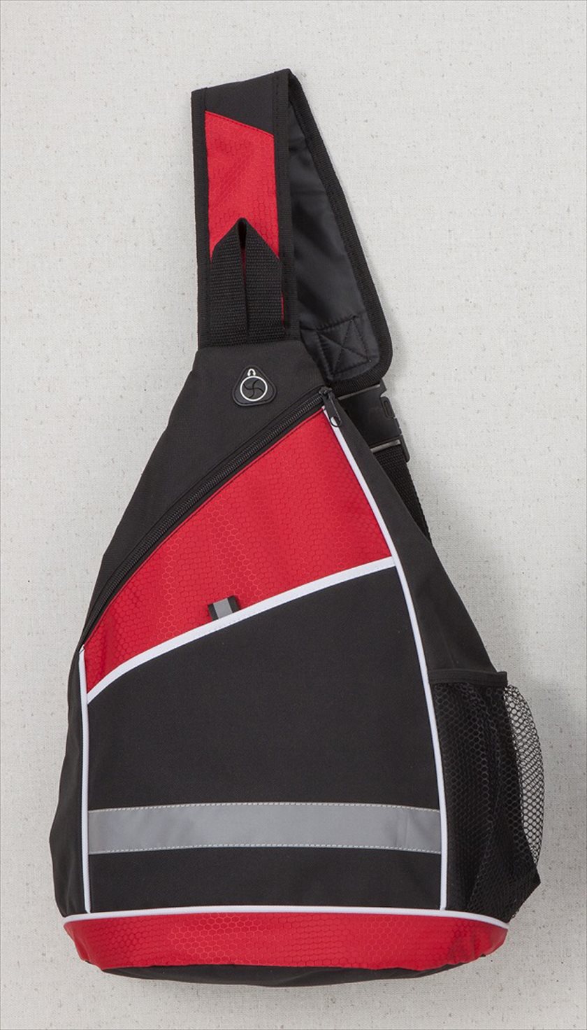 スリングバッグ反射テープ付け