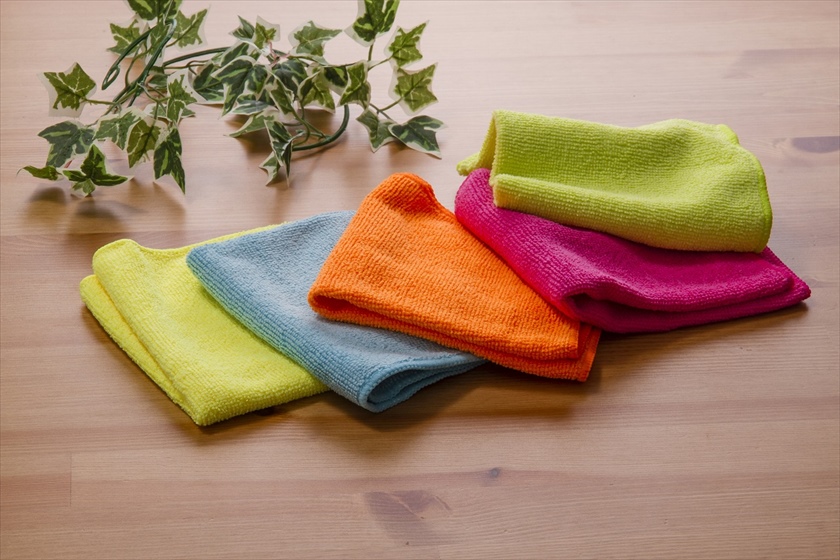 マイクロファイバークロス5色セット