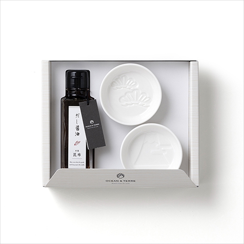 だし醤油･浮出し醤油皿ｾｯﾄ