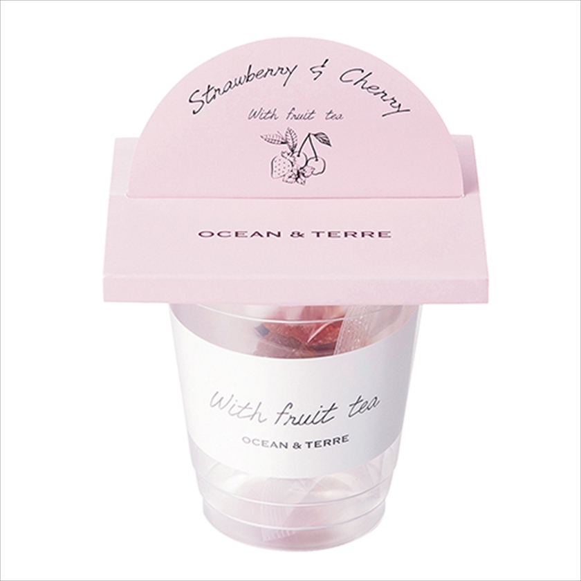 With ﾌﾙｰﾂﾃｨｰ ｽﾄﾛﾍﾞﾘｰ&ﾁｪﾘｰ 1個