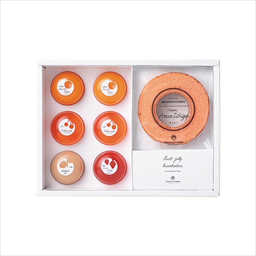 あまおう苺ﾊﾞｰﾑｸｰﾍﾝ&Premiumﾌﾙｰﾂｾﾞﾘｰ